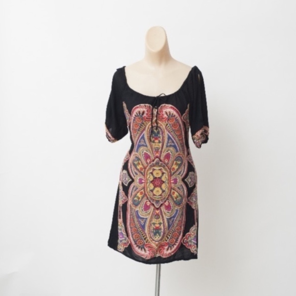 Cute hippie style dress /ANGIE off the shoulder br